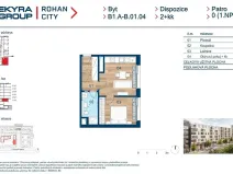 Prodej bytu 2+kk, Praha - Karlín, Sokolova, 40 m2