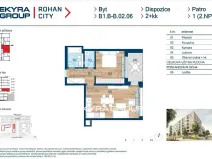 Prodej bytu 2+kk, Praha - Karlín, Sokolova, 52 m2