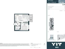 Prodej bytu 2+kk, Kladno, Unhošťská, 43 m2