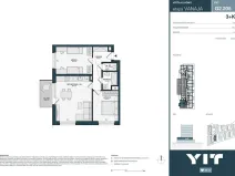 Prodej bytu 3+kk, Kladno, Unhošťská, 68 m2