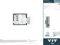 Prodej bytu 1+kk, Kladno, Unhošťská, 29 m2