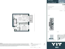 Prodej bytu 2+kk, Kladno, Unhošťská, 48 m2