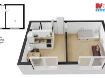 Pronájem bytu 1+1, Prostějov, Tylova, 32 m2