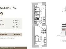 Prodej bytu 1+1, Praha - Žižkov, Seifertova, 33 m2