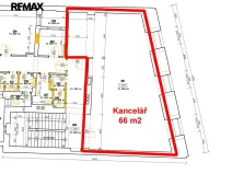 Pronájem kanceláře, Moravská Třebová, nám. T. G. Masaryka, 66 m2
