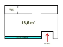 Pronájem obchodního prostoru, Praha - Smíchov, Plzeňská, 18 m2