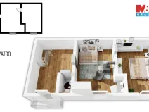 Pronájem bytu 3+1, Hrušov, 97 m2