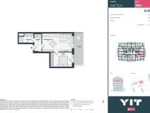 Prodej bytu 2+kk, Praha - Kamýk, Imrychova, 44 m2