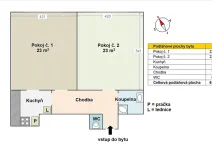 Pronájem bytu 2+kk, Praha - Dejvice, Zikova, 61 m2