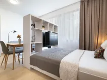 Pronájem bytu 1+kk, Praha - Karlín, Pobřežní, 28 m2