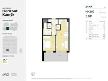 Prodej bytu 2+kk, Praha - Kamýk, Smotlachova, 50 m2