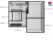 Prodej bytu 2+1, Domažlice - Týnské Předměstí, Mánesova, 52 m2
