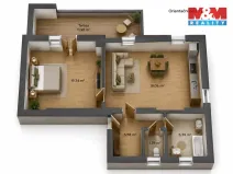 Prodej bytu 2+kk, Mladá Boleslav - Mladá Boleslav II, Nerudova, 50 m2