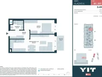 Prodej bytu 2+kk, Kladno, Ke stadionu, 50 m2