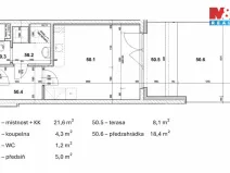 Prodej bytu 1+kk, Praha, Gerstelova, 32 m2
