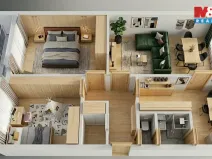 Pronájem bytu 3+1, Prostějov, Dobrovského, 75 m2