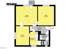 Prodej bytu 3+1, Pečky, Přátelství, 65 m2
