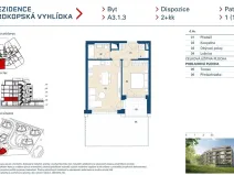 Prodej bytu 2+kk, Praha - Jinonice, Radlická, 47 m2