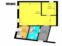 Pronájem bytu 2+kk, Český Brod, Palackého, 49 m2
