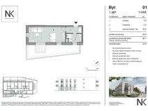 Prodej bytu 1+kk, Třeboň, Na Kopečku, 29 m2