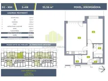 Prodej bytu 2+kk, Olomouc, Jeremiášova, 55 m2