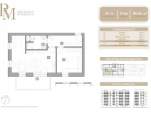 Prodej bytu 2+kk, Lipník nad Bečvou, Mánesova, 50 m2