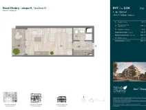 Prodej bytu 1+kk, Praha - Dolní Chabry, Krbická, 32 m2