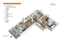 Pronájem bytu 3+kk, Praha, Arnošta Staňka, 66 m2