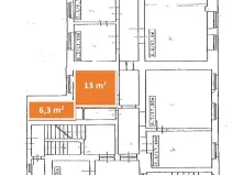 Pronájem kanceláře, Liberec, Rumjancevova, 20 m2