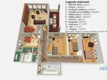 Pronájem rodinného domu, Brandýs nad Labem-Stará Boleslav, Smetanova, 150 m2