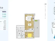 Prodej bytu 2+kk, Praha - Modřany, Zlochova, 56 m2