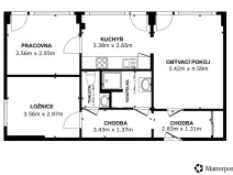 Pronájem bytu 3+1, Ústí nad Labem - Ústí nad Labem-centrum, Hoření, 62 m2