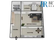 Prodej bytu 2+1, Přerov, Fügnerova, 60 m2