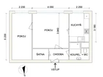 Prodej bytu 2+1, Havířov - Město, Karvinská, 44 m2