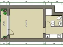 Pronájem bytu 1+kk, Brno, Jedovnická, 20 m2