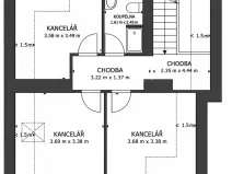 Pronájem kanceláře, Zlín, Svat. Čecha, 48 m2