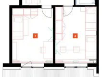 Pronájem bytu 2+1, Praha - Stodůlky, Mukařovského, 53 m2