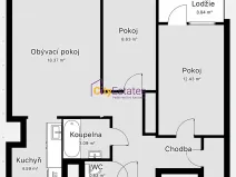Pronájem bytu 3+kk, Praha - Braník, Nad lesním divadlem, 62 m2