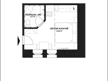 Prodej bytu 1+kk, Horní Lhota, 18 m2
