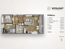 Prodej bytu 3+1, Teplice, Trnovanská, 70 m2