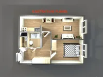 Pronájem bytu 2+kk, Praha - Černý Most, Vašátkova, 43 m2