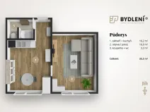 Prodej bytu 1+1, Louny, Březinova, 36 m2