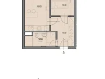 Prodej bytu 2+kk, Plzeň, V Malé Doubravce, 40 m2