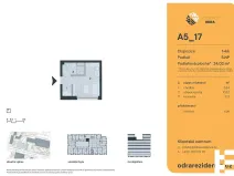 Prodej bytu 1+kk, Praha - Bohnice, Lodžská, 24 m2