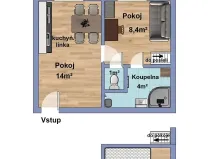 Pronájem komerční nemovitosti, Praha - Smíchov, Grafická, 29 m2