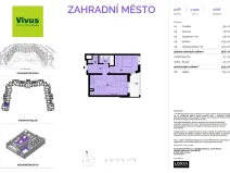 Prodej bytu 2+kk, Praha - Záběhlice, Želivecká, 53 m2