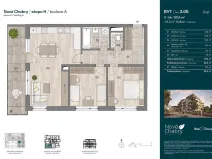Prodej bytu 3+kk, Praha - Dolní Chabry, Podhorská, 80 m2