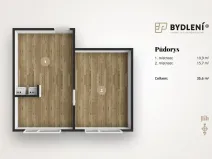 Prodej bytu 1+1, Krupka, Sídliště Nad plovárnou, 40 m2