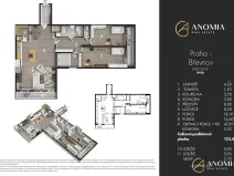 Prodej bytu 4+kk, Praha - Břevnov, Sartoriova, 124 m2