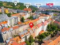 Prodej bytu 2+kk, Praha - Smíchov, Grafická, 44 m2